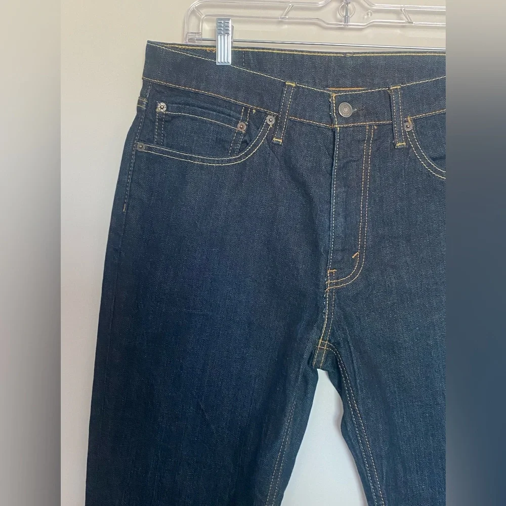 Levi's Indigo Denim Jeans with Cream Pocket‎ men size w34 l 30